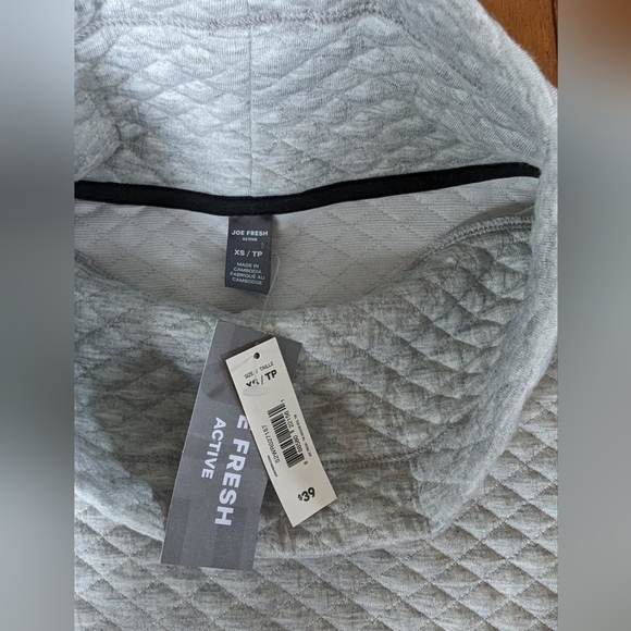 Joe Fresh Active - Light Grey Relaxed Tunic XS - Picture 3 of 5